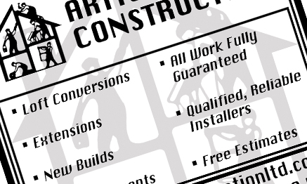 Artisan Construction Yellow Pages Advert